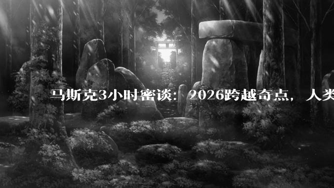 马斯克3小时密谈：2026跨越奇点，人类只是AI的“碳基启动盘”_智力_暴力_人工智能